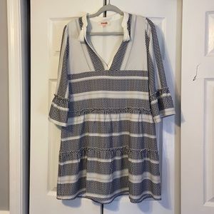 Mazik Black White & Gray Dress